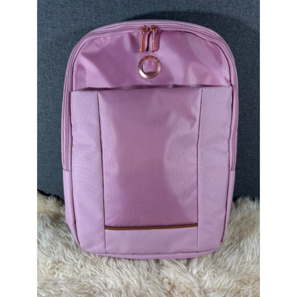 Delsey Paris Laptop Backpack Rose Pink